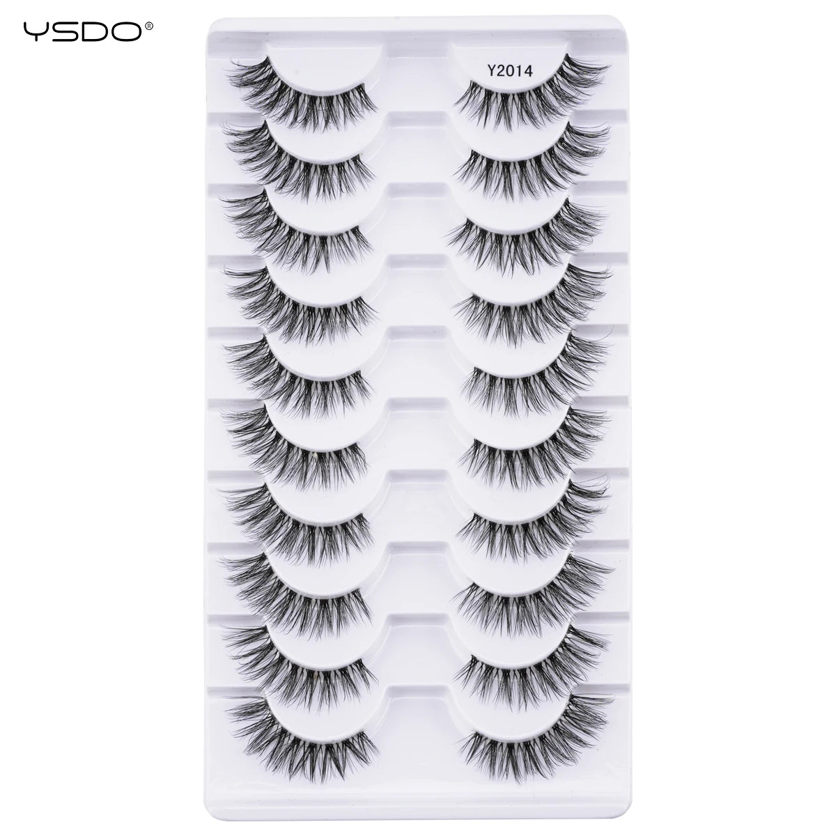 New Fox Half Eyelashes 3/10 Pairs 3D Mink Lashes Natural Eyelash Extension Cat Eye Eyelashes Makeup Tools faux Cils maquiagem - Blinksy